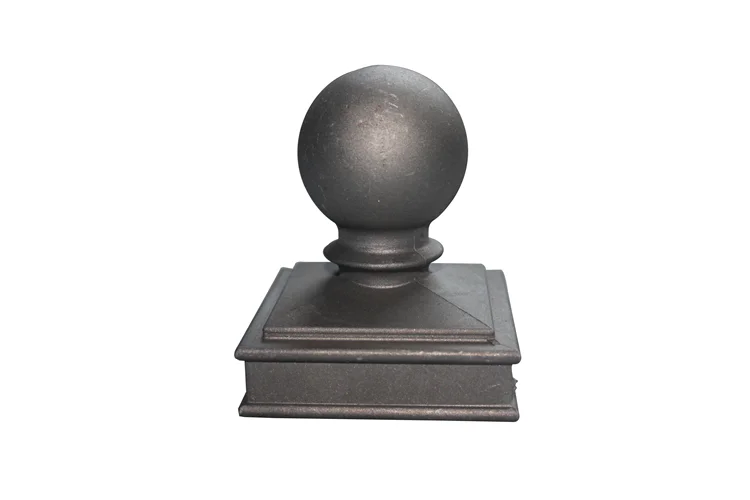 Decorative Metal Aluminum Alloy Round Fence Post Caps Buy Round Fence