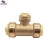 germany quality Forged Lead Free Copper Fitting Tee Type Brass Fitting