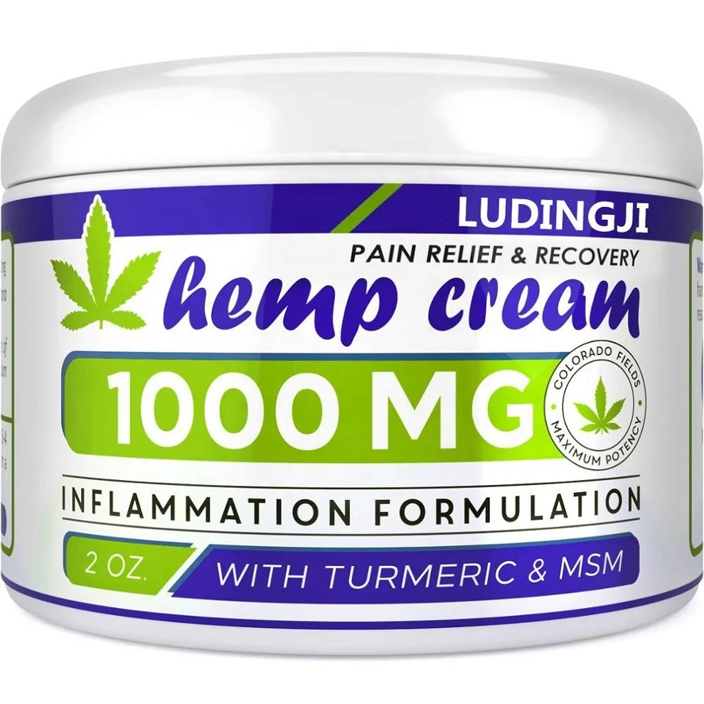 

Natural hemp oil cream pain relief cream with private label, N/a