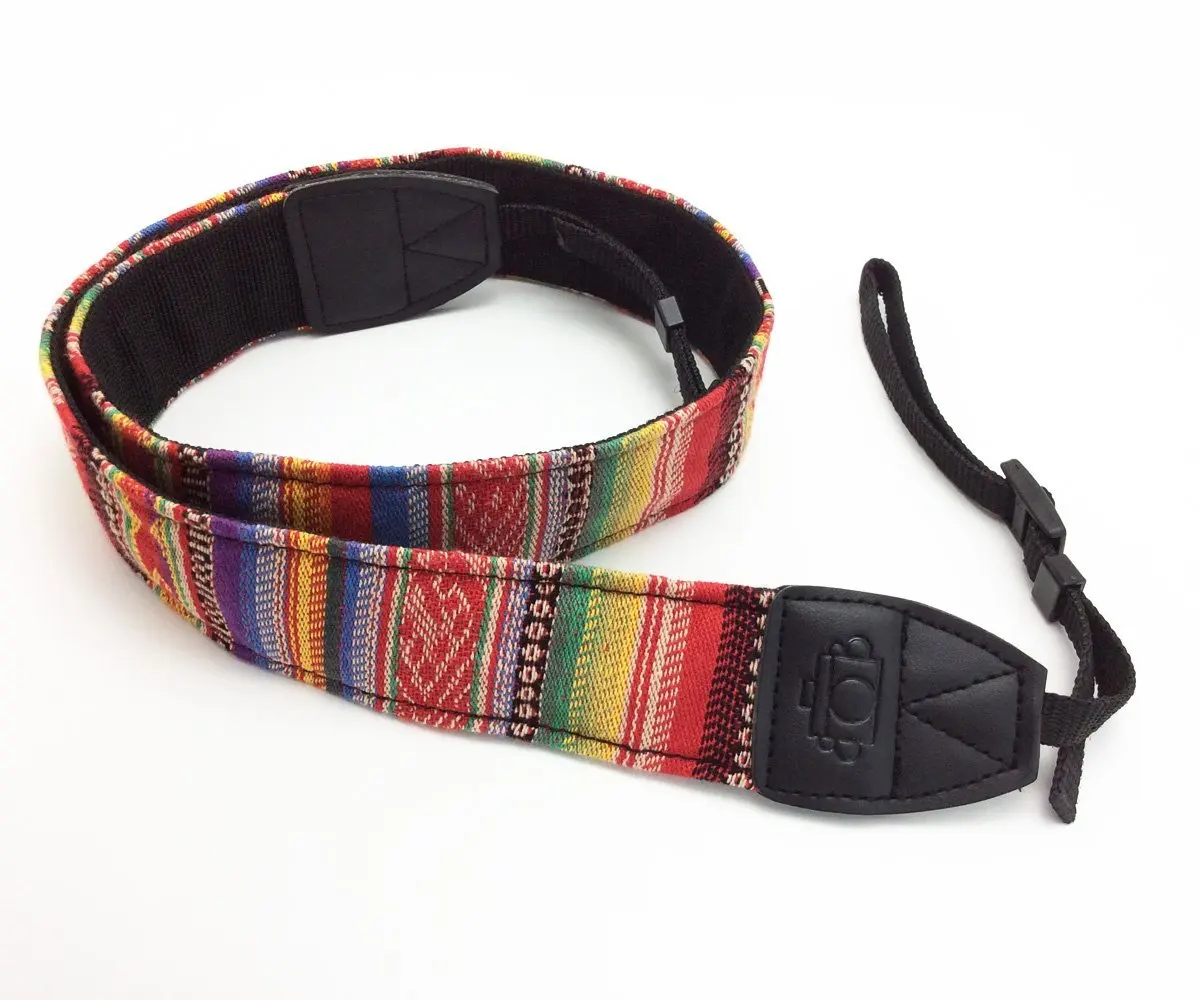 70CM DSLR Camera Strap Neck Shoulder Strap Belt Color Pinstripe Suitable for CANON EOS Rebel T5i T4i T3i T3 T2i T1i XT XTi XSi SL1 DSLR Cameras