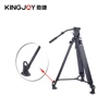 KINGJOY Heavy Duty Aluminum Video Camera Tripod VT-3500+VT-3530, 77 inch Height for Different Shooting Request