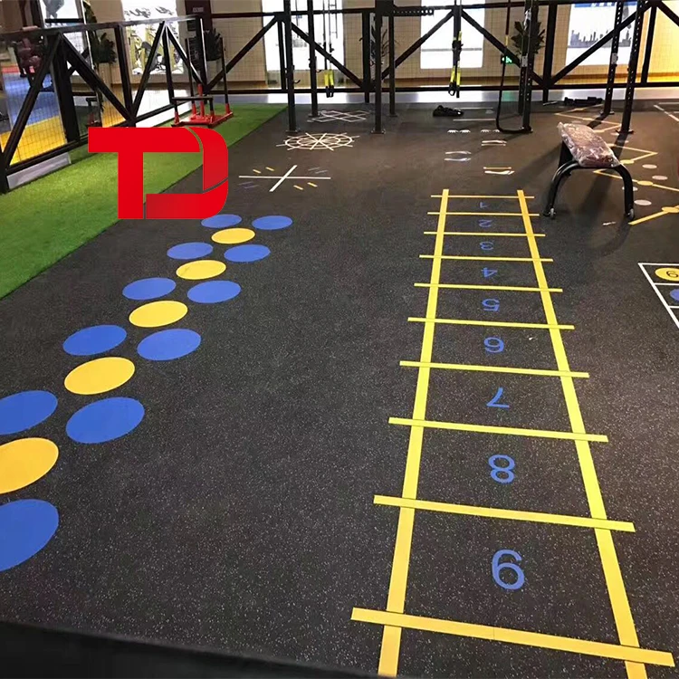 Paint Rubber Flooring For Gym Functional Training Personal Training
