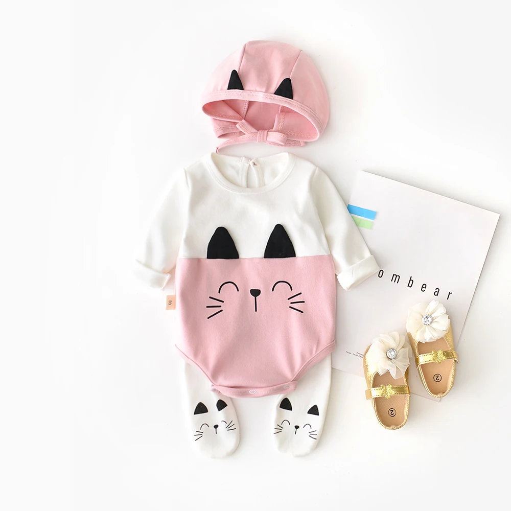 

Pink Lovely Fashion Organic Baby Boutique Jumpsuit Clothes Romper, Customized