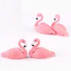 Ins Style Fairy Garden - Accessories Kit with Miniature Figurines - Hand Painted Flamingo - for Outdoor or House Ornaments