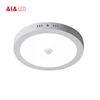 d300 dimmable round led panel light PIR sensor 24W interior led ceiling down light for shopping mall