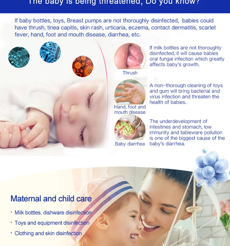 health care ozone water purifier for washing and cleaning