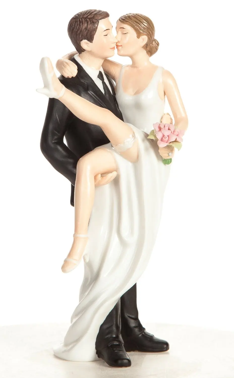 Wedding Collectibles Over the Threshold Wedding Bride and Groom Cake Topper Figurine