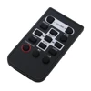 95*53*10mm 14 Keys Black Remote Control For Speaker Loudspeaker