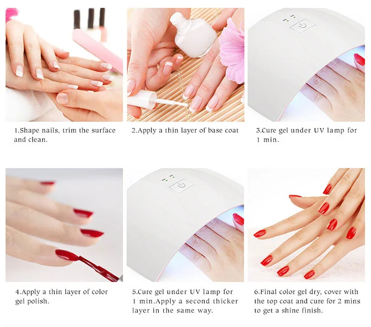 Chanceseer Uv Gel Set For Beauty Nail Soak Off Nail Gel Cure By Uv And