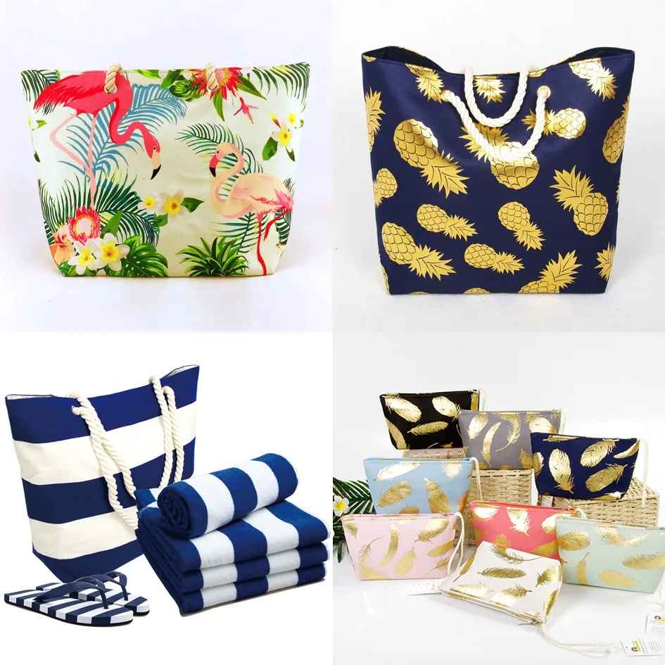personalized canvas beach bags