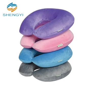 Gel Memory Foam Travel Neck Pillow Kid Travel Pillow And Blanket