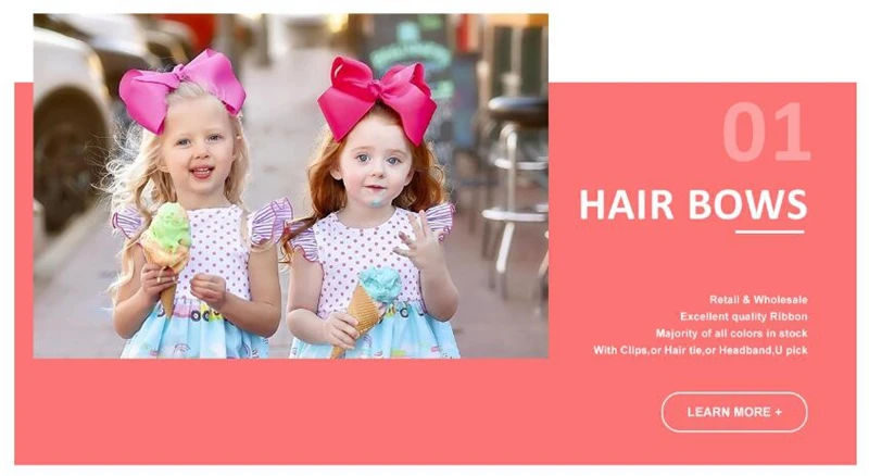 little toddler girl hair accessories multi colour bow clips medium bulk 