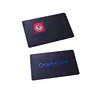 China factory competitive price custom & frosted embossed printed PVC glow in the dark business card