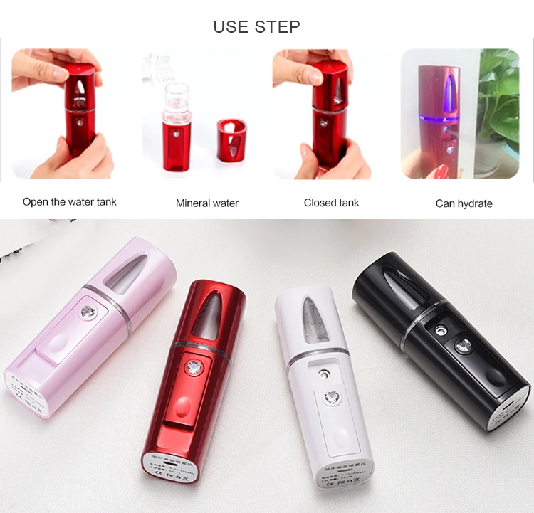 New Portable Nano-spray Water Replenishing Facial Sprayer Beauty ...