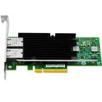 

UNICACA AN8540-T2 X540-T2 10Gigabit Network Card PCIe2.1 X8 Network adapter Chipset Intel X540 RJ45*2 dual port