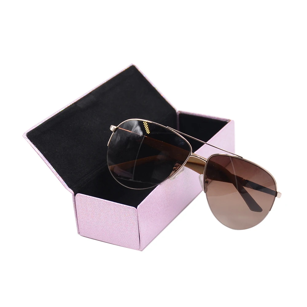 

wholesale fashion super fine magnetic spectacles handmade glasses case box, Colorful