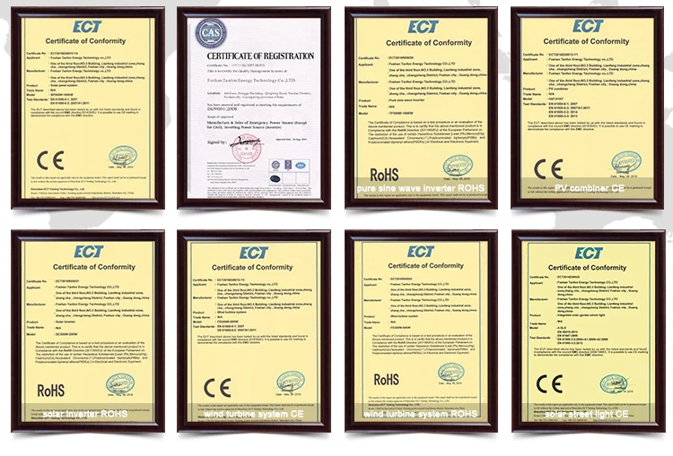 solar inverter CE and RoHS certificate