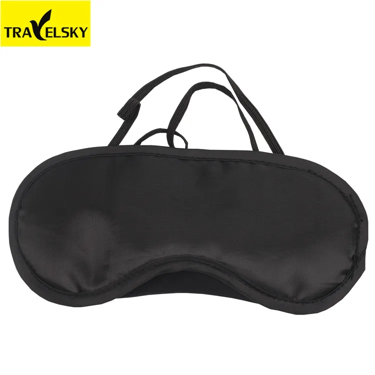 

Travelsky 13423 Cheap and comfortable custom travel eye mask sleep, Black