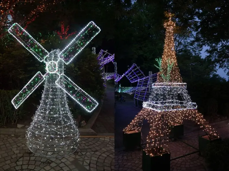 Outdoor Decoration LED Eiffel Tower Lighting 3D Waterproof - China  Christmas Lights and LED Christmas Lights price