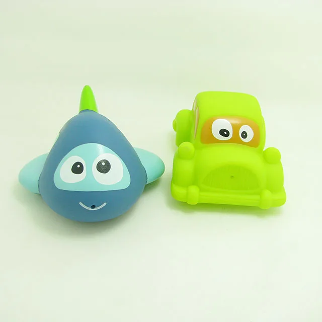 Eco-Friendly Customized Floating Squeeze Rubber Baby Bath Toys