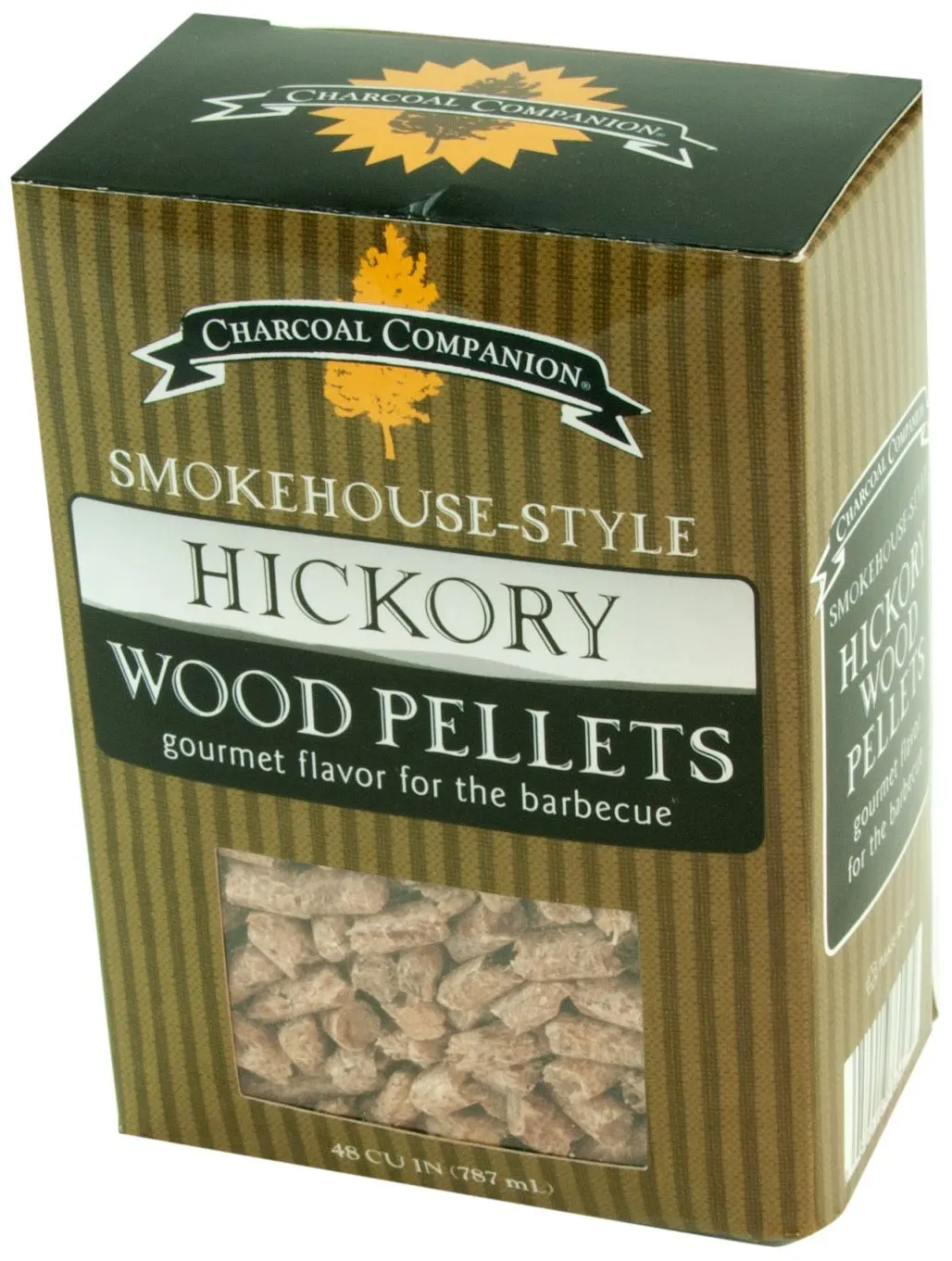 Charcoal Companion Smokehouse-Style Wood Pellets 1 lb (Hickory) - CC6047
