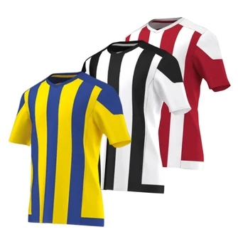 striped soccer jersey