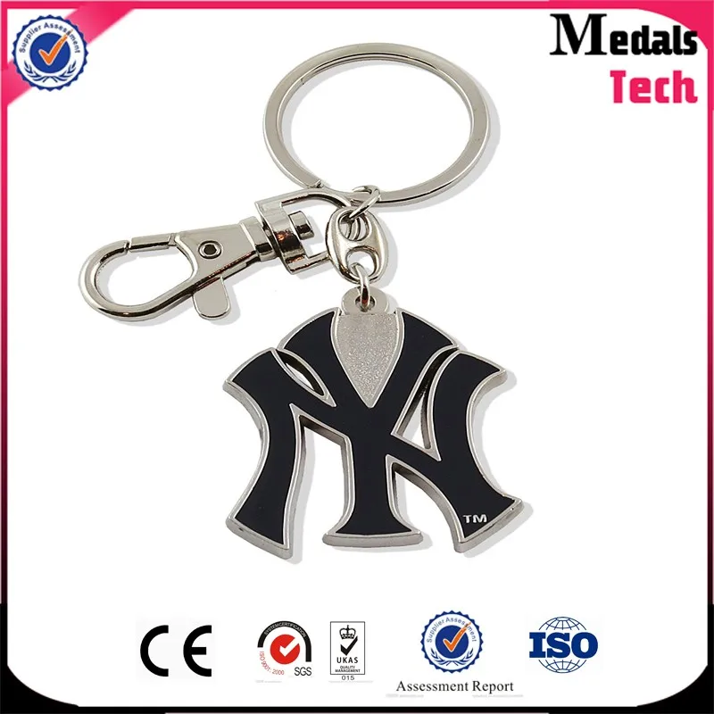 Wholesale custom cheap various car leather keychain with metal logo