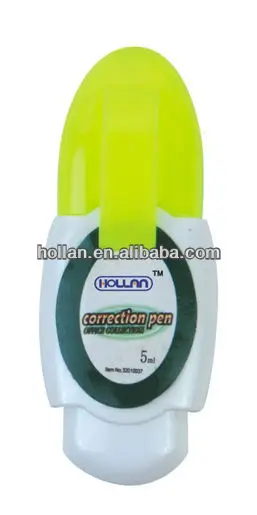 yellow correction fluid