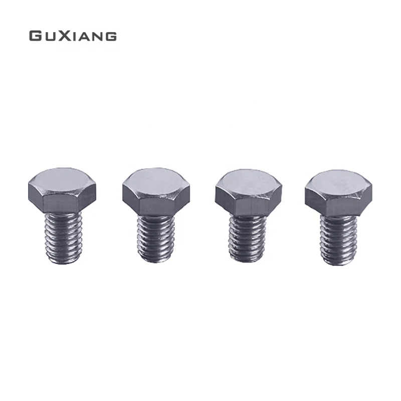 
White Zinc Plated Galvanized Carbon Steel Hexagon bolts for industry 