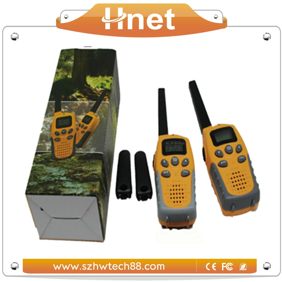 

Portable Radio Communication Equipment Free to Talk Handy Walkie Talkie, Yellow