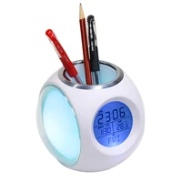 

KH-CL127 Glowing LED Color Change Digital Alarm Table Top Sleep Trainer Rolling Ball Clock