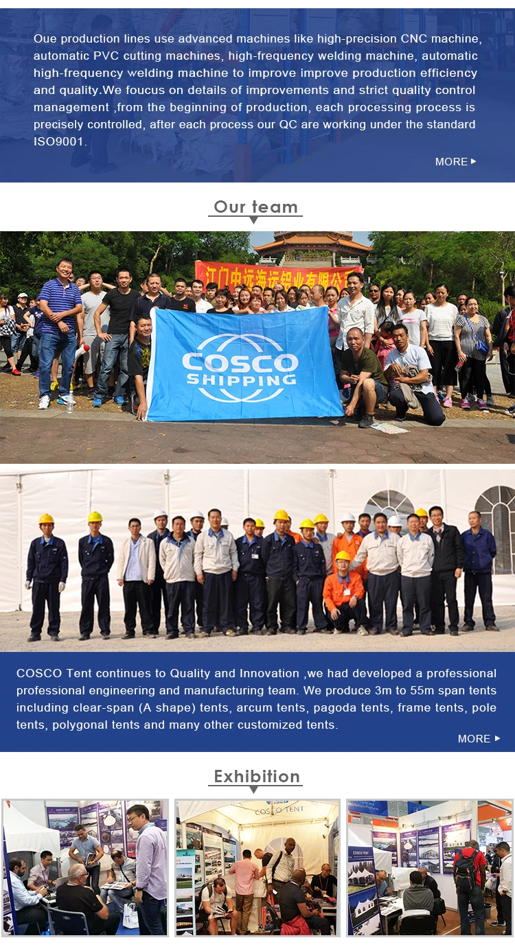 COSCO event dome tent experts for engineering