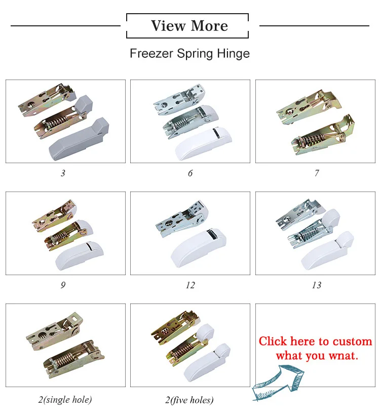 Rotating Adjustable Freezer Folding Door Spring Hinge For Chest Freezer