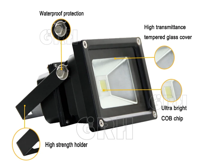 50w outdoor christmas pure white cool appearance led flood light with 3 years warranty