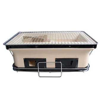 barbecue charcoal japanese auplex ceramic indoor bbq larger grill