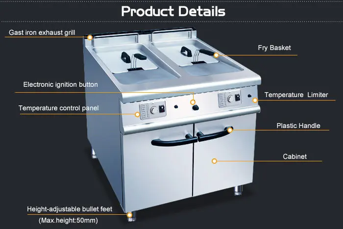 40L Stainless Steel Heavy Duty Industrial Electric Fryer,Deep Fryer(INEO Specialize in kitchen project).jpg