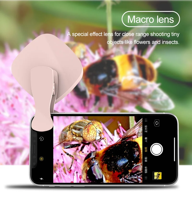 Universal Smartphone rk27 selfie flash led light with Camera Lens clip for mobile phone Mini LED Selfie Ring Light