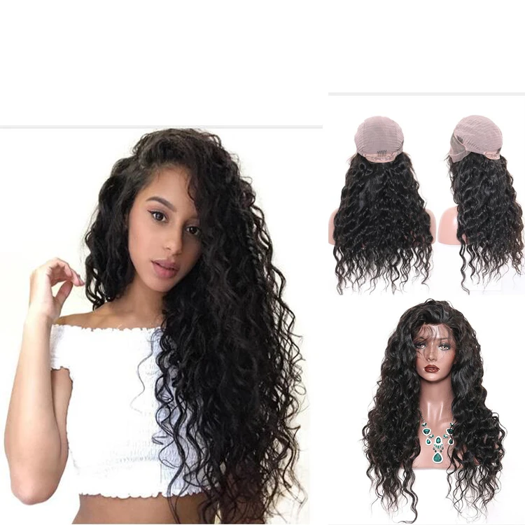 

Human Hair Wigs Lace Front Brazilian Malaysian Indian Curly Hair Full Lace Wig Remy Virgin Hair Lace Front Wigs For Black Women