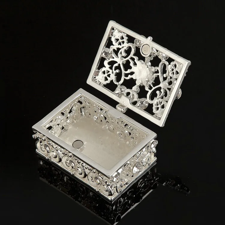 Luxury Exquisite Pearl Enamel Trinket Crystal Jewelry