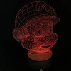 Video Retro Game Character Night Light 3D Lamp Illusion Creative Unique Design LED Multicolor Mood Light For Kid Gifts