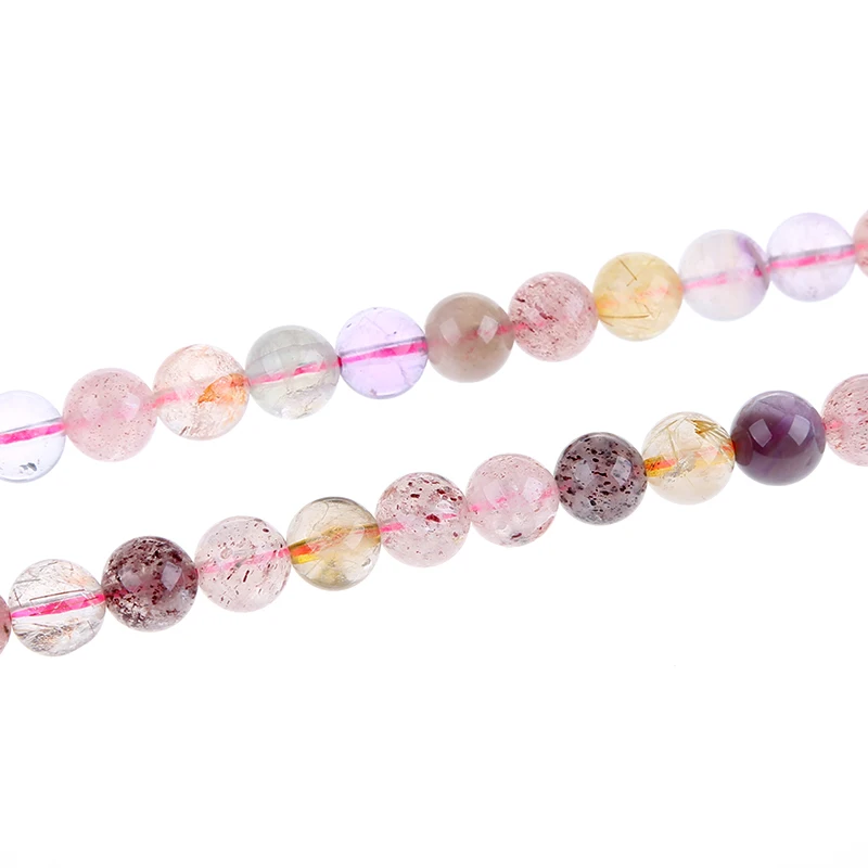 

Fashion gemstone beads wholesales natural Super Seven round loose beads