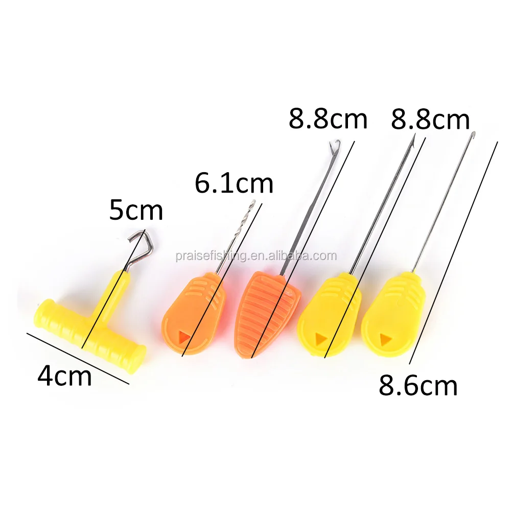 Pêche Appât Aiguille ligne Perceuse Tackle Rigging Outils Bouillette Carpe Poisson Accessoires