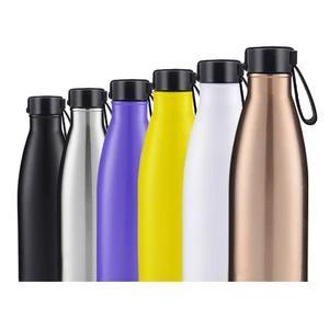 Image of Wevi vacuum Insulated double wall 304 18/8 Stainless Steel water Bottle for travel, sports, outdoor
