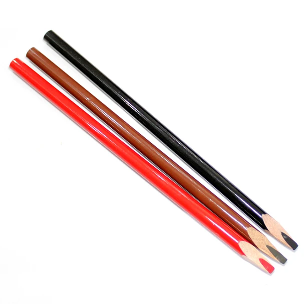 

Private Label Black Permanent Makeup Brow Waterproof Pencil For Eyebrow Microblading Tattoo Design, Black/brown/red