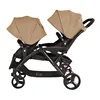 Adjustable twin stroller Cheap twins baby stroller 3 in 1 double stroller