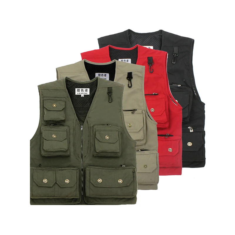 Mens Casual Fishing Safari Vest,Mens Vest Outerwear Wholesale Top,Utility Custom Mens Vest