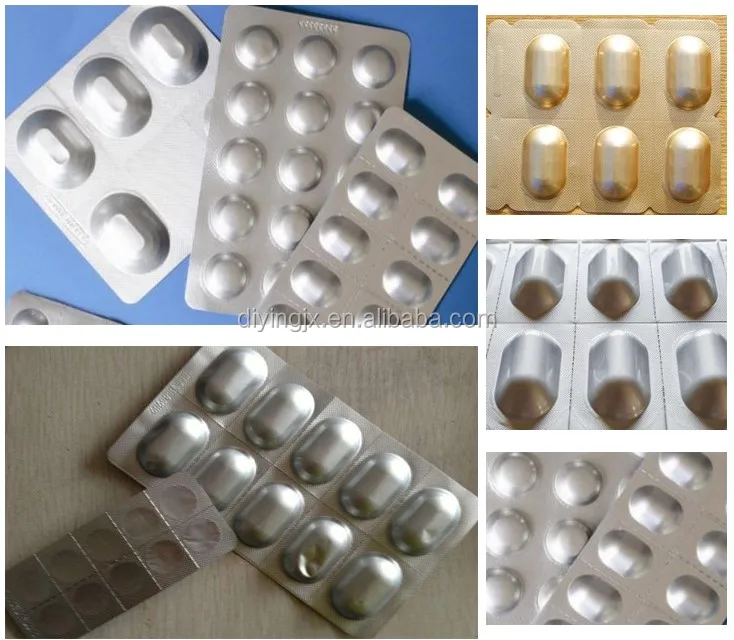  Capsule, Syringes, Hardware Blister Packing Machine/Pills Capsule Milk slice Candy Blister Packaging Machine