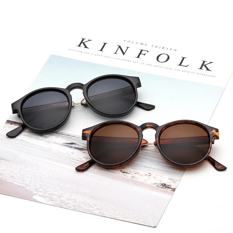 

Jheyewear 2019 Custom Shades Retro Wholesale Fashionable Round Trendy Vintage Sunglasses, Multi colors