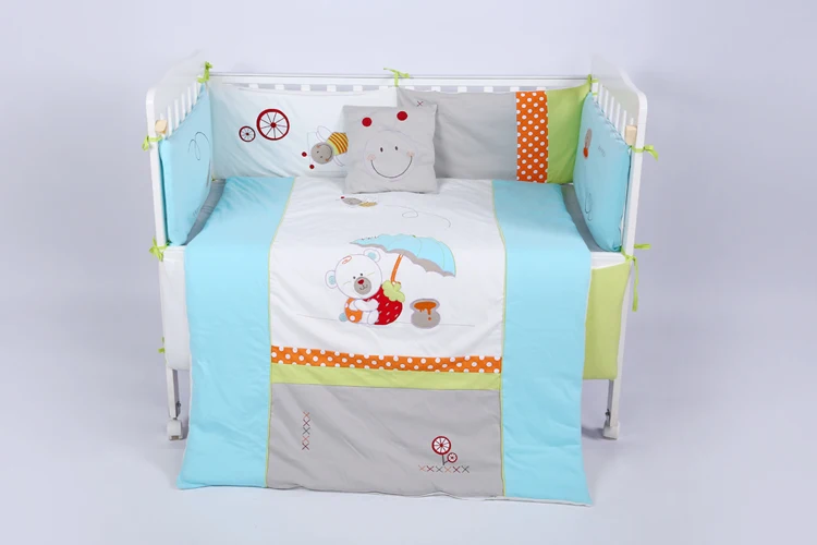 National Standards 40s Cute Girl Crib Baby Bedding Sets Cartoon