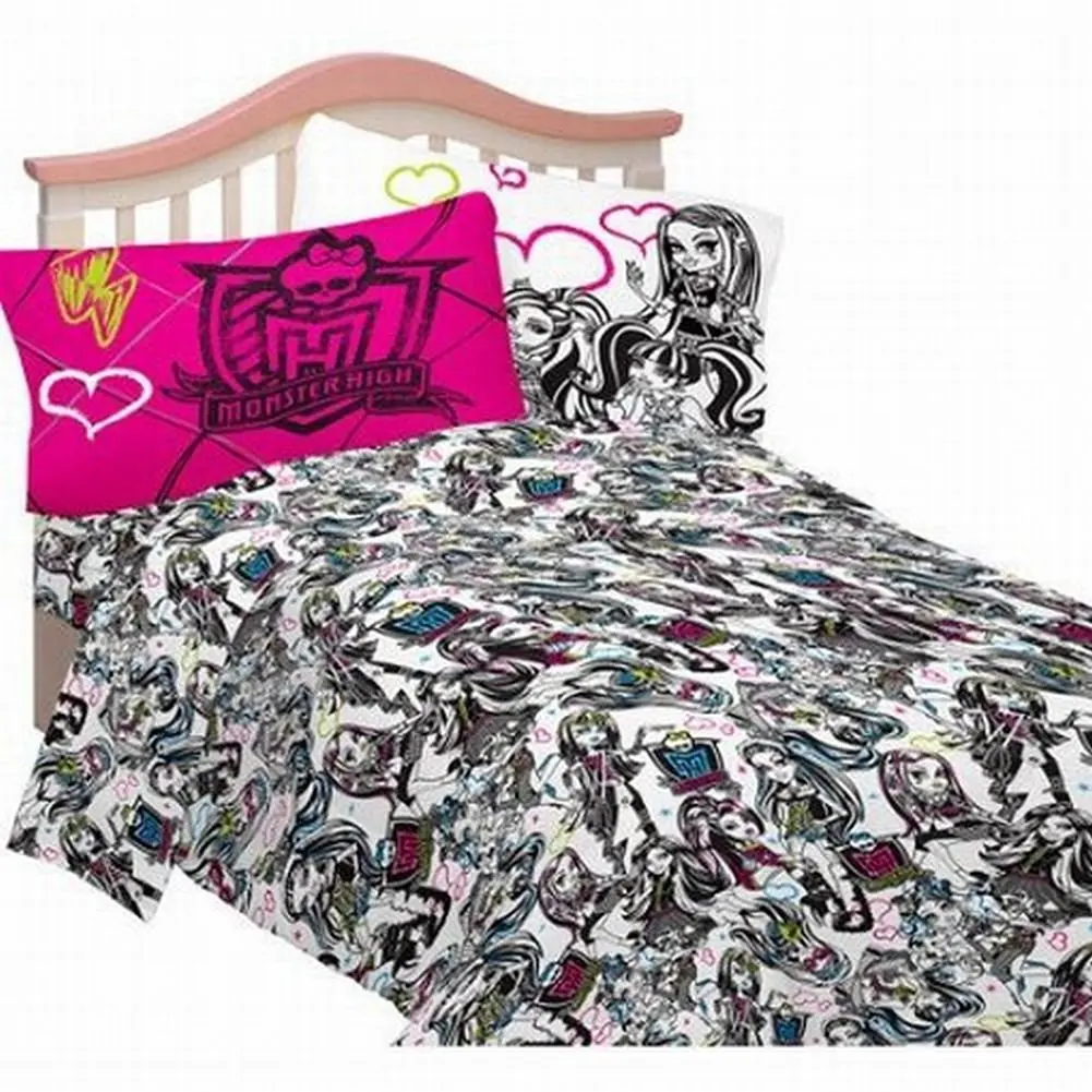 Buy Disney Monster High Full Size Sheets Girls Scary Cute